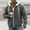#Dark Gray, variant on DPTALR Men's Fashion Casual Solid Long Sleeve Fleece Jacket,Hooded with Zipper Pockets,Khaki,Big and Tall Men XXL