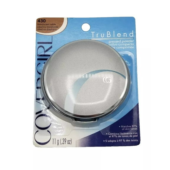 COVERGIRL TruBlend Pressed Powder, Translucent Sable 430, 0.35 Oz.