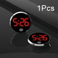 thumbnail image 6 of KRONDO Clock For Car Vehicle Watch Car Supplies Novelty Car Interior Clock Type Luminous Car Clock Car ABS Black Accessories Car, 6 of 9