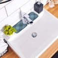 thumbnail image 7 of 4 Pcs SKYSONIC Faucet Absorbent Mat Blue Tartan Texture Washable Counter Drying Pads Behind Faucet for Kitchen Bathroom, 7 of 7