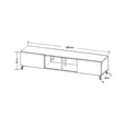 thumbnail image 3 of Mueble para TV 90 " Gris Storm Centro de entretenimiento Hogare London 2 mts., 3 of 4