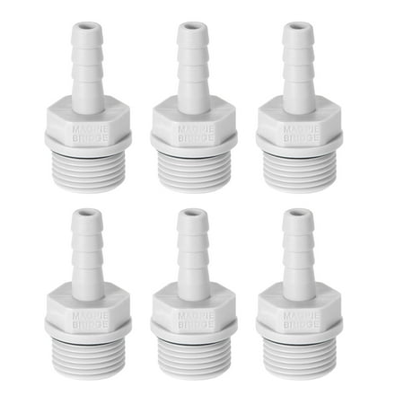 hose barbed barb 6pcs