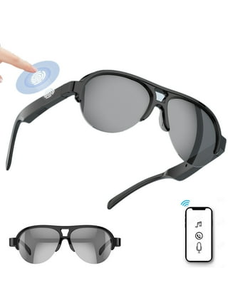 OUSITAI Smart Glasses Wireless Bluetooth Sunglasses for Open Ear Music and  Hands-free Calls, Men and Women, Polarized Lenses, IP4 Waterproof,  Connected to Phones and Tablets Multi-color 