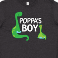 thumbnail image 4 of Inktastic Poppa's Boy Grandson Gift Youth T-Shirt, 4 of 5