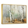 thumbnail image 2 of Designart "Subtle Silver Birch Allure II" Tree Birch Floater Framed Wall Decor, 2 of 5