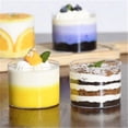 thumbnail image 4 of Four baking pudding bowls Glass ice cream cups Ice cream bowls Yogurt cups Oven-safe molds Dessert glass bowls, 4 of 4