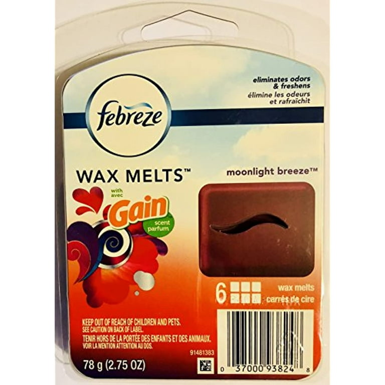  Febreze WAX MELTS Air Freshener with Gain Original (1 Count,  2.75 oz) ( pack of 2) : Health & Household