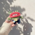 thumbnail image 2 of Funda compatible con AirPods 1&2 Yatchen Plush Sausage Frog, 2 of 8