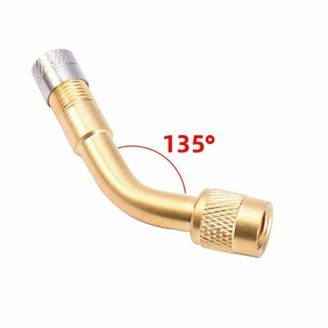 Lefu 1pcs Copper Tyre Valve Extension Adaptor Tire Stem Extender for Motorcycle Car