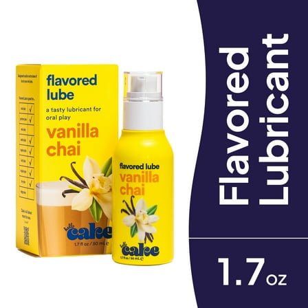 Hello Cake Vanilla Chai Edible Water-Based Lube - pH-Balanced, 1.7 oz