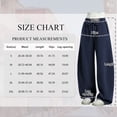 thumbnail image 3 of TEMOFON Womens Sweatpants Barrel Baggy High Waisted Joggers Sweat Pants Athletic Pants with Pockets, 3 of 8