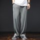 thumbnail image 4 of Pantalones casuales de verano de seda de hielo para hombre, pantalones anchos, holgados, rectos, ultrafinos, con aire acondicionado, pantalones deportivos de talla grande 5XL 6XL 7XL, 4 of 5
