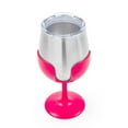 thumbnail image 4 of Camco Life is Better at the Campsite Wine Tumblers | Features a Vacuum Insulated Kitchen Grade 18/8 Stainless Steel Construction, 4 Colorful Removable Stems, and Comes in a 8oz Size (53068), 4 of 9