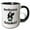 Black/White, variant on 3drose, Neurofibromatosis Stinks Skunk Awareness Ribbon Cause Design, 11oz Two-tone Yellow Mug