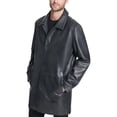 thumbnail image 1 of DKNY Mens Crocodile Imprint Leather Blazer Jacket, Black, Large, 1 of 1