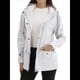 thumbnail image 3 of Chaqueta Impermeable para Mujer, Cortavientos con Capucha, Ideal para Senderismo, Viajes y Actividades Al Aire Libre. Gris XXXL, 3 of 10