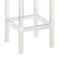 thumbnail image 3 of Armen Living Kara Contemporary 26" Counter Height Barstool in Grey Faux Leather with Acrylic Legs, 3 of 3