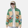 thumbnail image 2 of Balery Colorful Plants And Insects Sudadera ligera de manga larga con capucha y protección solar UPF 50+ para hombre y mujer, ideal para pesca y running-3X-Large, 2 of 7