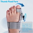 thumbnail image 5 of Bunion Fix - Adjustable Bunion Corrector For Women & Men Big Toe - Orthopedic Toe Straightener With Anti-Slip Heel Strap And Silicone Pad, 5 of 7