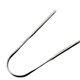 thumbnail image 2 of Raspador de lengua de acero inoxidable, limpiador de lengua, limpiador de raspador de lengua, antibacteriano ayurvédico para una higiene óptima (plata), 2 of 5