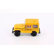 1971 Jeep DJ-5B School Bus, Yellow - Kinsmart 5446D - 1/26 Scale Diecast Model Car