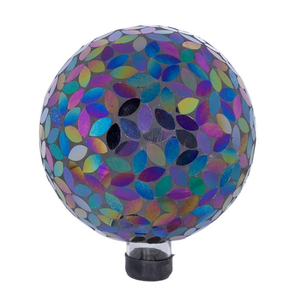 10 Inch Mosaic Gazing Ball Purple
