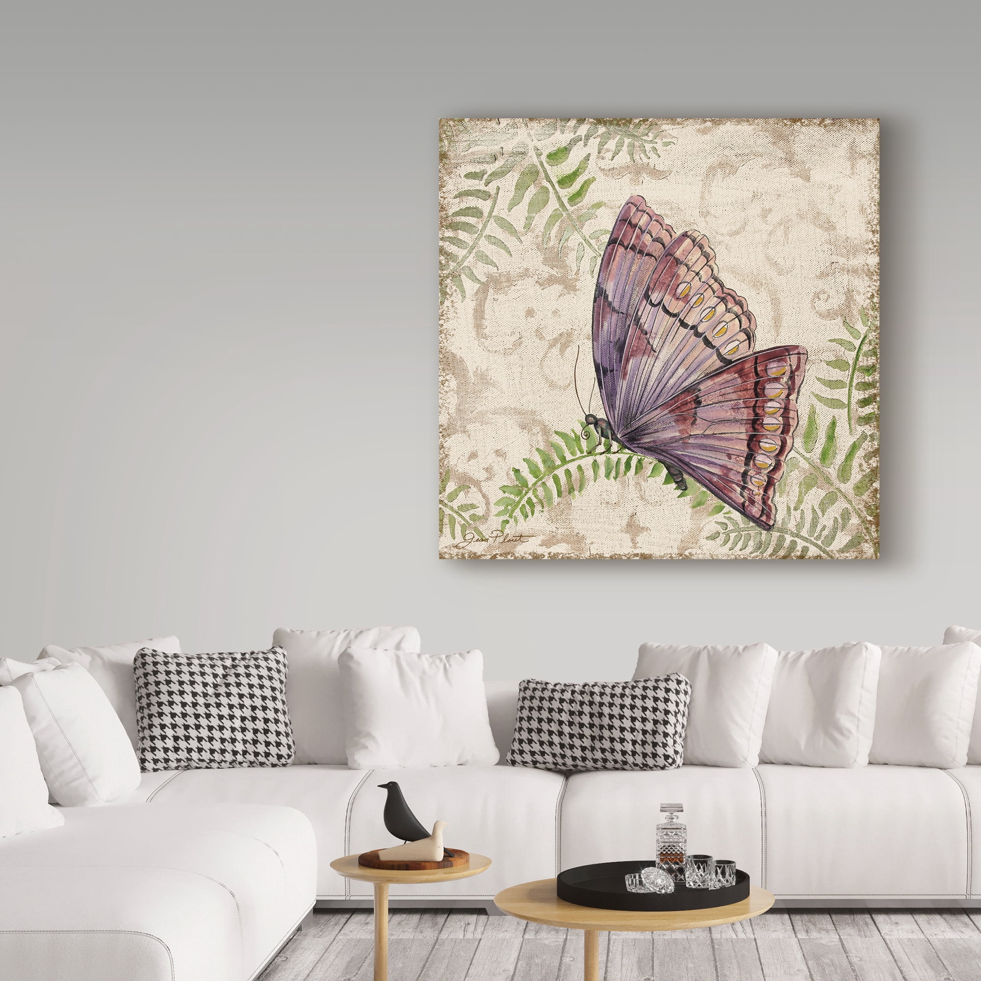 Trademark Fine Art 'Butterfly Daydreams 2' Canvas Art by Jean Plout