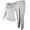 Gray, variant on MISS MOLY Womens Thermal Underwear Sets Scoop Neck Shirt Tummy Slimming Shapewear Long Sleeve Baselayer
