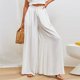 thumbnail image 2 of Pantalones holgados de mujer Primavera Verano Pantalones casuales Moda Color sólido Pantalones femeninos FLhrweasw Nuevo, 2 of 6