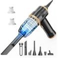 thumbnail image 1 of Handheld Car Vacuum Cleaner, Portable Cordless Mini Vacuums with Multi-Nozzles, High Power Dry Hand held Vacuum for Car, Computer, Sofa, Office, Pet, Home, 1 of 9