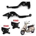 thumbnail image 1 of Levier de Frein Réglable pour Moto VESPA GTS 300 Super Noir, 1 of 11