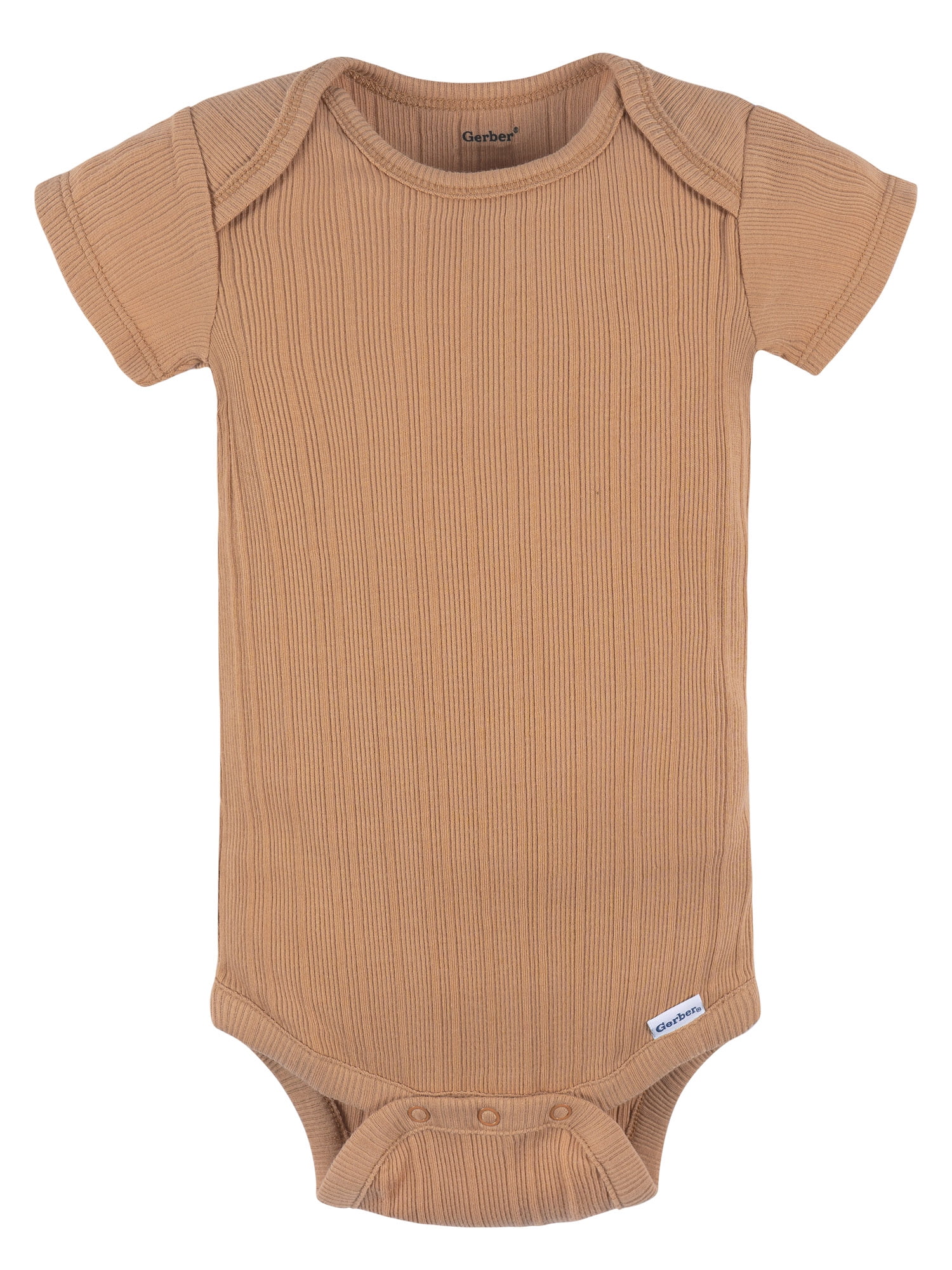 Gerber Baby Neutral Short Sleeve Onesies, 3-Pack, Sizes Newborn - 24 Months