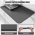 thumbnail image 4 of GFDYREE Coffee Mat Coffee Bar Mat - Hide Stain Absorbent Rubber Backed Quick Drying Mat Fit Under Coffee Maker Espresso Machine - Coffee Bar Accessories Kitchen Counter Dish Drying Mat, 19"x, 4 of 7