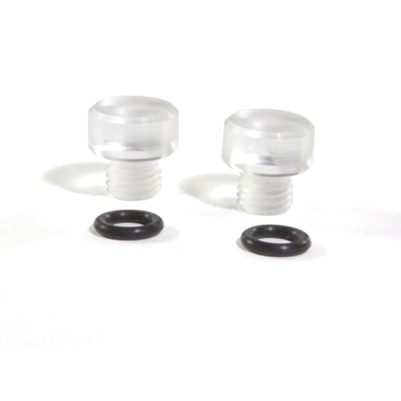 JEGS 15214 Clear-View Sight Plugs For Holley Carburetor Fuel Bowls Includes Vito