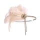 thumbnail image 2 of Diadema de plumas de los años 20, tocado, accesorios para fotos, vestido elegante, diadema, tocado para festival, fiesta de Halloween, 2 of 7