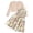Beige-Bloom, variant on Aideaone Girls Casual Adjustable Strap Sleveless Dress Cardigan Set Size 5-12Y