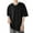 Black, variant on INCERUN Men's Short Sleeve T-shirts V Neck Casual Comfy Tee Tops