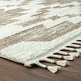 thumbnail image 4 of Luxe Weavers South Western Fringe Geometric Brown 6x9 Area Rug for Living Room, 4 of 8