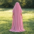 thumbnail image 5 of Pink Ghost Costume for Adults, Soft Ghost Sheet Costume with Eye Holes, Loose Full Body Sheet Ghost Costume for Halloween Group Party Cosplay, 5 of 6