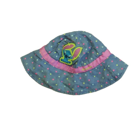 Pre-Owned Disney Girls Blue Stitch Hat size: 12-18 Months (Good)