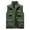 Army Green, variant on Men's Work Clothes Jacket Solid Color Stand Collar Multiple Pockets Outdoor Sports Photography Leisure CoatWork Vest for Men Family Gifts