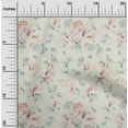thumbnail image 1 of oneOone Polyester Spandex Beige Fabric Florals Dress Material Fabric Print Fabric By The Yard 56 Inch Wide, 1 of 1