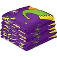 thumbnail image 4 of SKYSONIC Mardi Gras Kitchen Towel 18"x28" Set of 6,Super Soft Absorbent Hand Towel Tea Towel Tableware Cleaning Rag for Kitchen, Hotel, Bathroom, 4 of 7