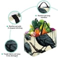 thumbnail image 3 of Crow Collapsible Oxford Cloth Storage Bin: Reusable, Foldable, and Large Capacity - Ideal for Groceries, Bags, Collapsible Buckets, and Picnic Baskets, 3 of 7