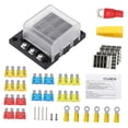 thumbnail image 4 of PC PBT de surtido de fusibles de de latón para automóvil DC 12-32V ATP / ATC / Fusible de con calcomanía para reemplazo de - 6 vías DYNWAVEMX Cajas de bloque de fusibles, 4 of 8
