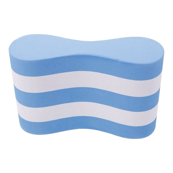 HONMEET Swim Buoy Float Swim Training Aid EVA Blue and White Adult Simple Design 1Set
