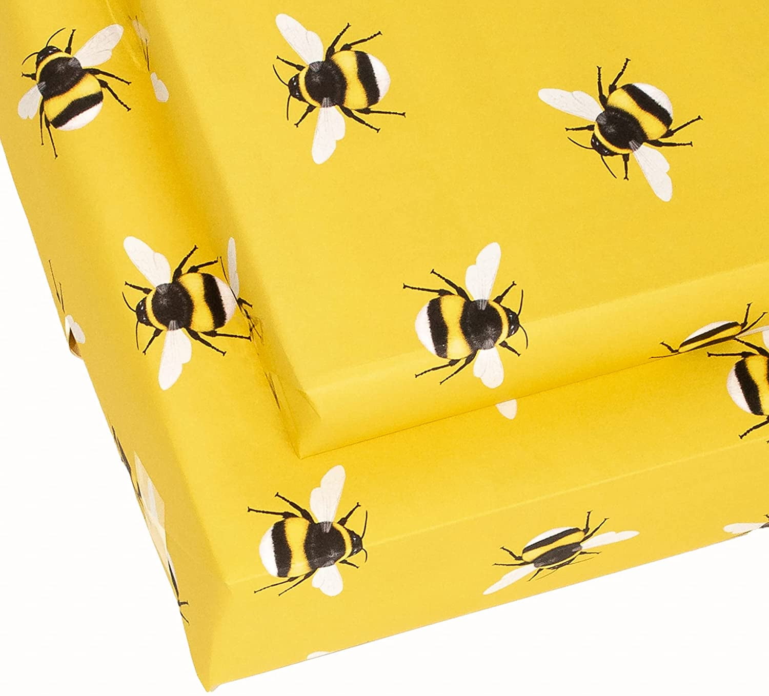 Buzzy Bee Wrapping Paper Pack of 3 or 5 Sheets Bees Buzzing Honey Love Bees  Bumble Bees Buzz Gift Wrap Bee Wrapping Paper 