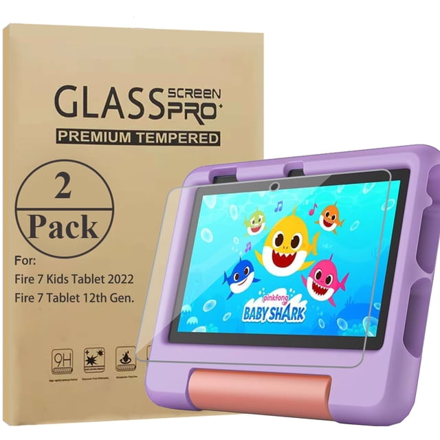 Protector de pantalla KXOYJAD para tabletas 7 Kids de 7 pulgadas (paquete de 2)