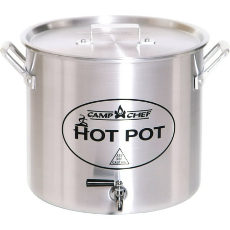 Camp Chef Aluminum Hot Water Pot  HWP20A  20 Quart Volume  Spigot Valve