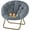 Grey, variant on GIANNA Faux Fur Folding Saucer Chair, Comfy Lounge Chairs for Bedroom Living Room Flexible Folding Seating, Grey